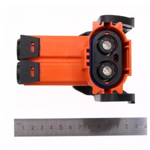 Нови енергийни превозни средства Високо ток конектор 200a 2 пин лакътния щепсел конектор